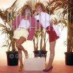 Patricia Paay and Yvonne Keeley (Date Unknown) at studio in Amsterdam.

[keywords]Posed, Full Length, Eyecontact, Smiling, Plants[/keywords]